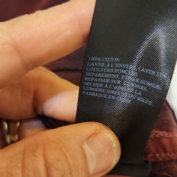 All Saints Red Plaid Button Down Kayla Shirt size 8 - Picture 10 of 10